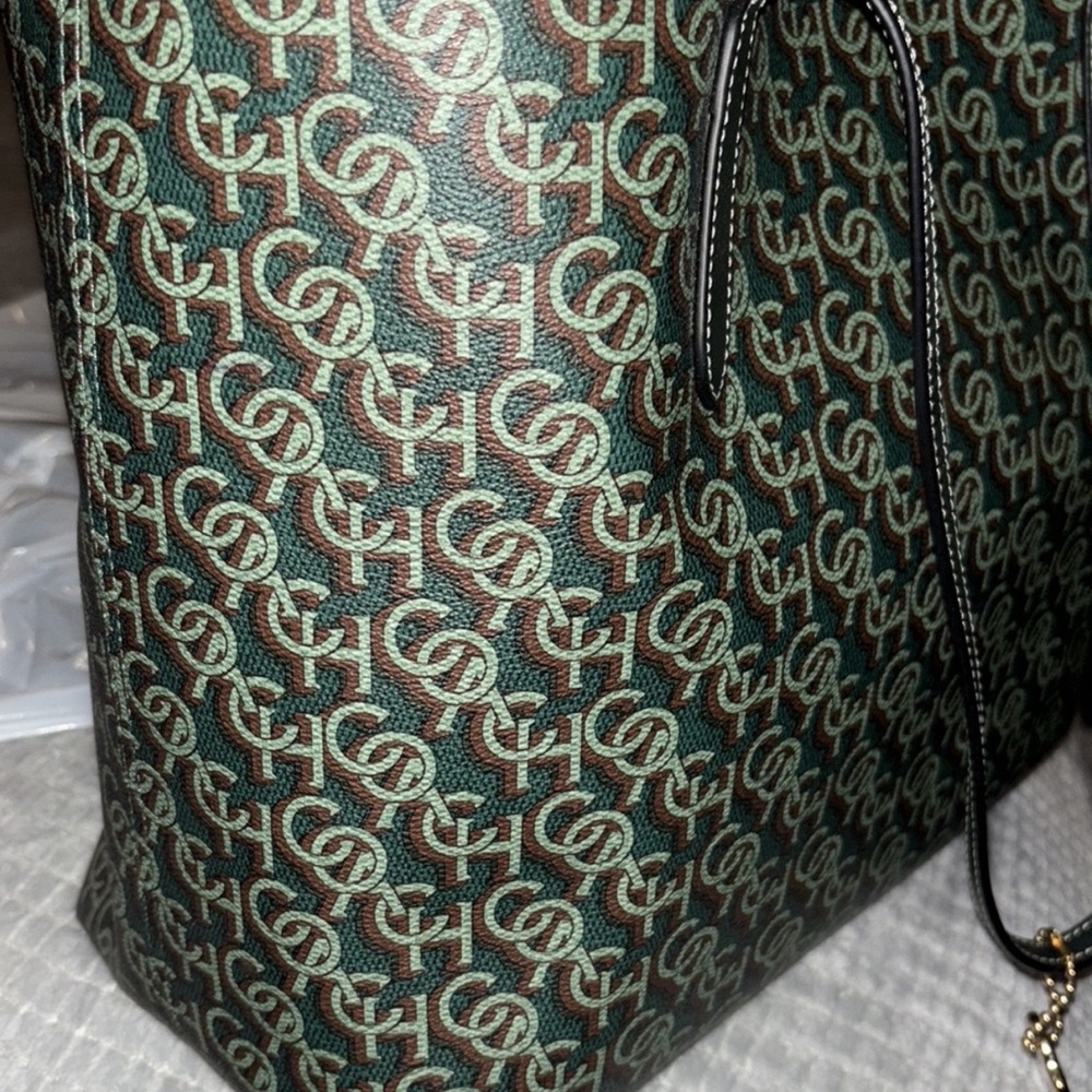 Authentic Green Coach Tote๐ฏ ๐ BAG๐ - Picture 6 of 6